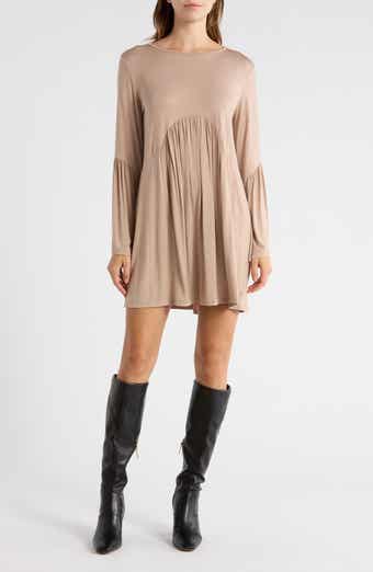 Bell Sleeve Swing Dress