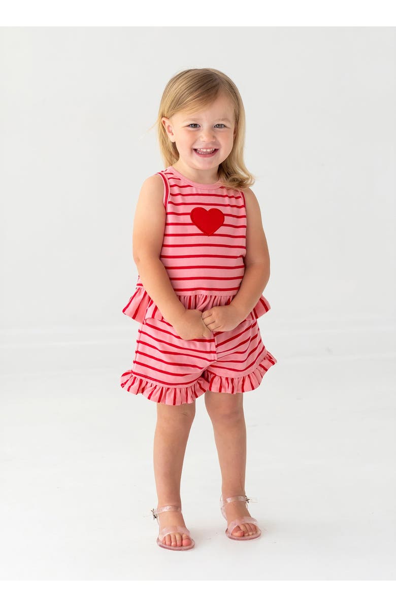 Mabel + Honey Sugar Sweet Sleeveless Two Piece Set, Alternate, color, Red