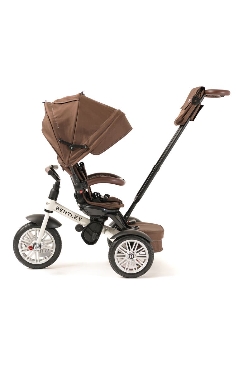 Bentley 6-in-1 Stroller/Trike, Alternate, color, WHITE SATIN W/ CHOCOLATE