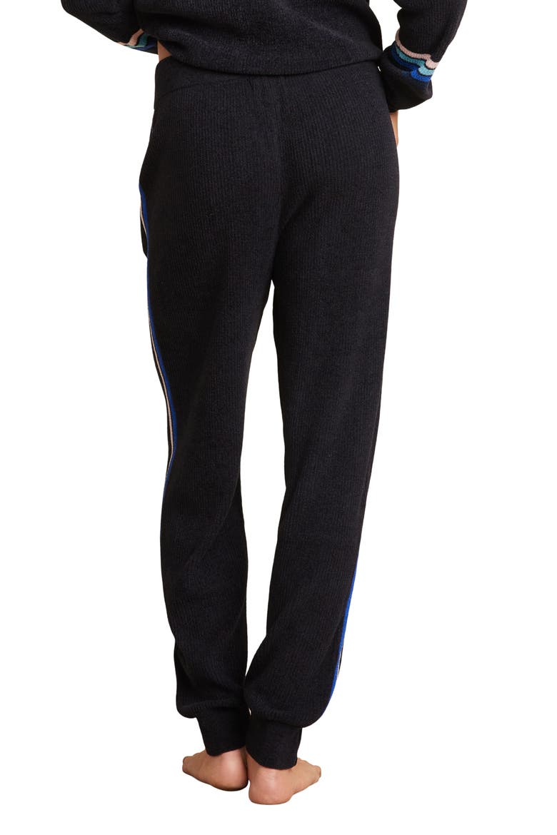 CozyChic® Ultra Lite® Contrast Stripe Joggers, Alternate, color, BLACK MULTI