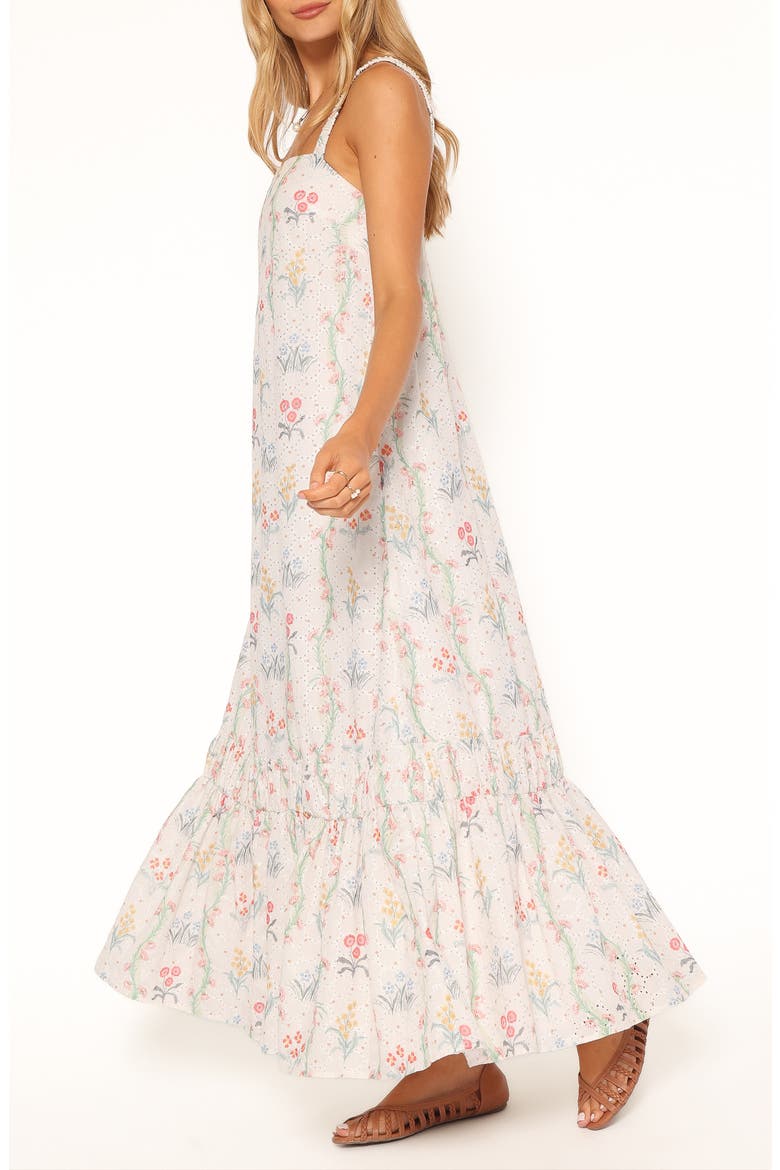 Evaline Maxi Dress, Alternate, color, WHITE FLORAL