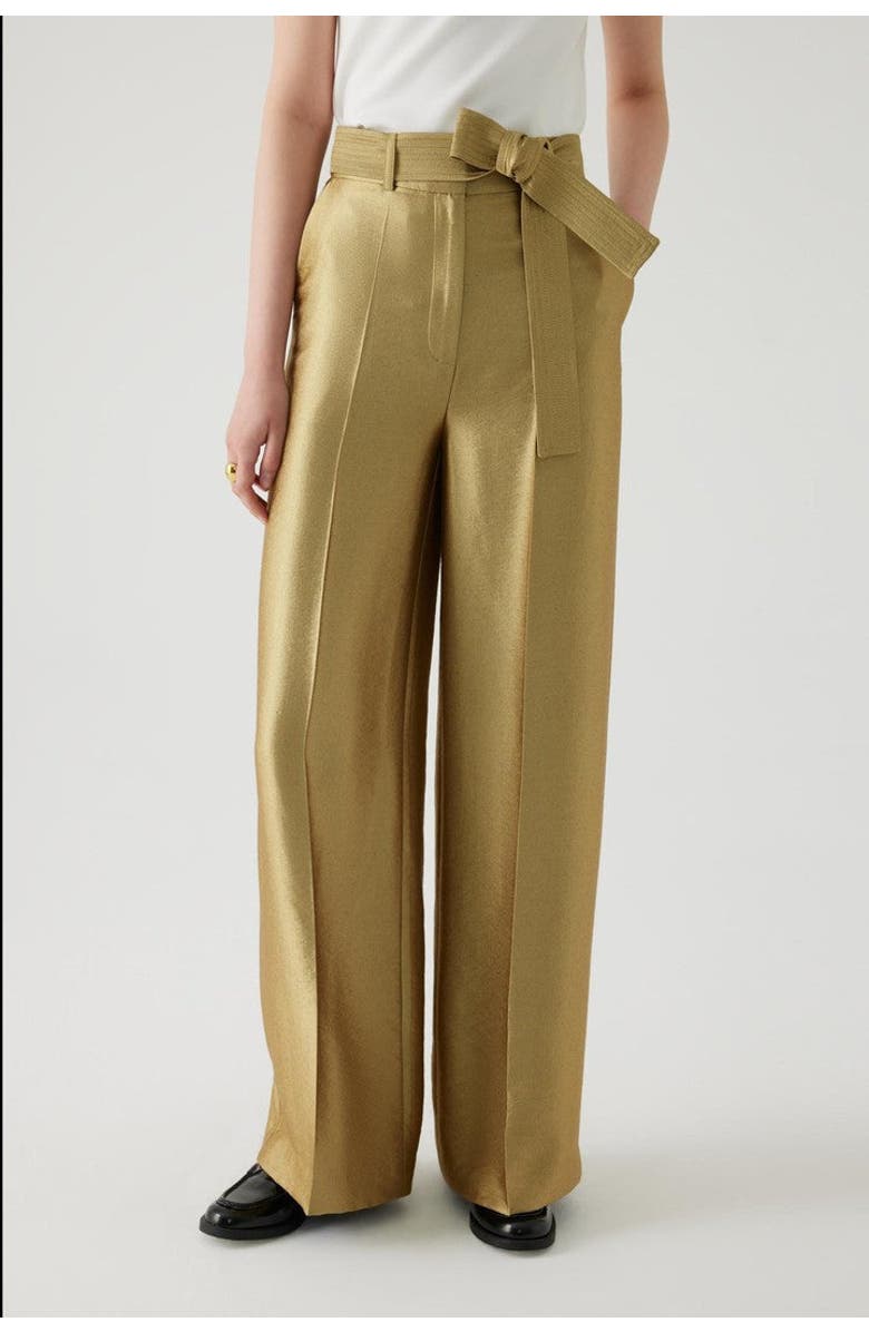 Exquise Tie, Alternate, color, Gold