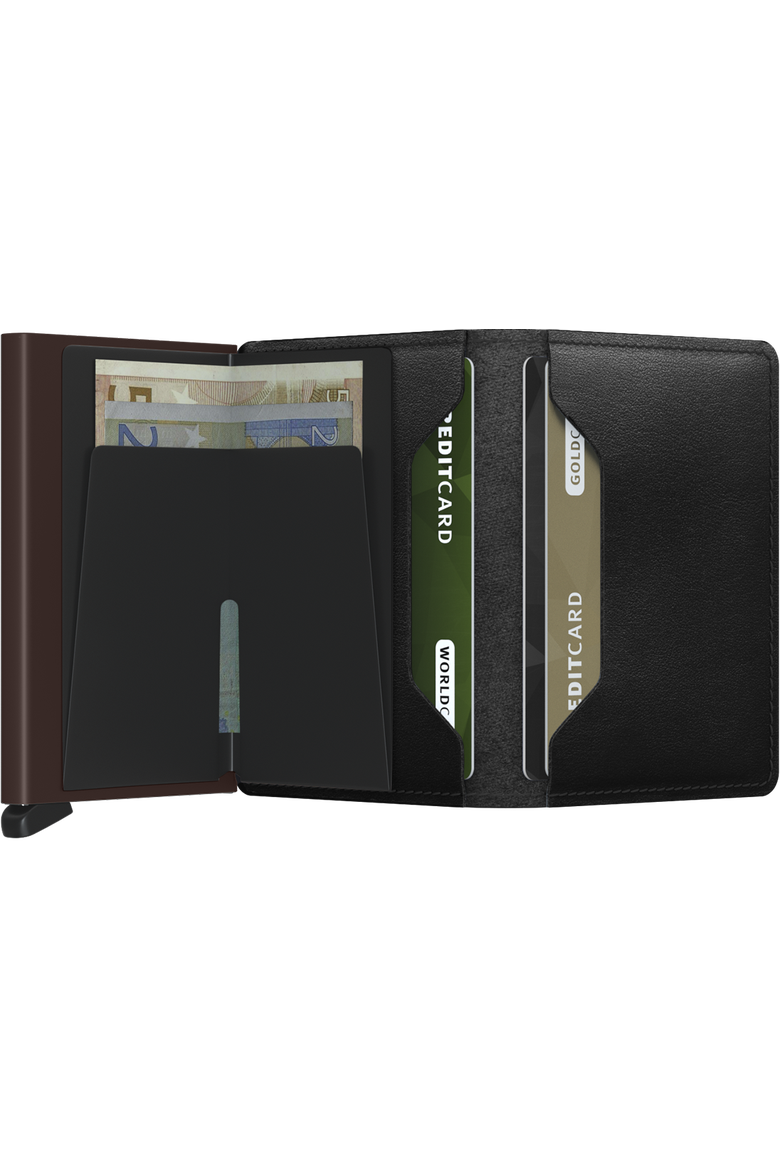 Slimwallet Original, Alternate, color, Black-Brown