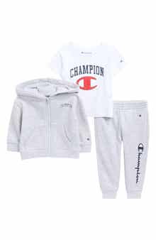 Champion T-Shirt, Hoodie & Joggers Set
