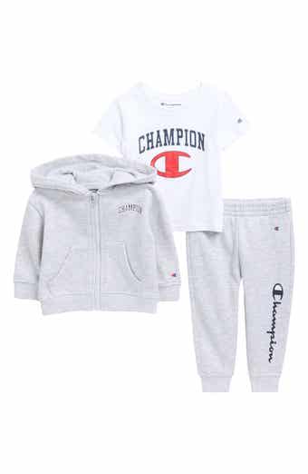 Champion T-Shirt, Hoodie & Joggers Set