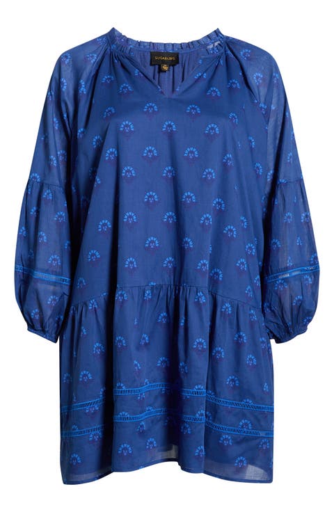 Briza Floral Print Long Sleeve Minidress
