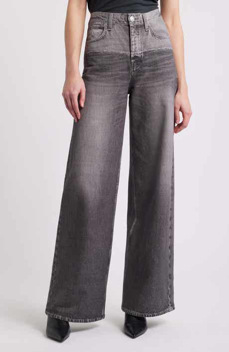 rag & bone Miramar Sofie High Waist Wide Leg Cotton Terry Sweatpant Jeans