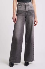 rag & bone Miramar Sofie High Waist Wide Leg Cotton Terry Sweatpant Jeans