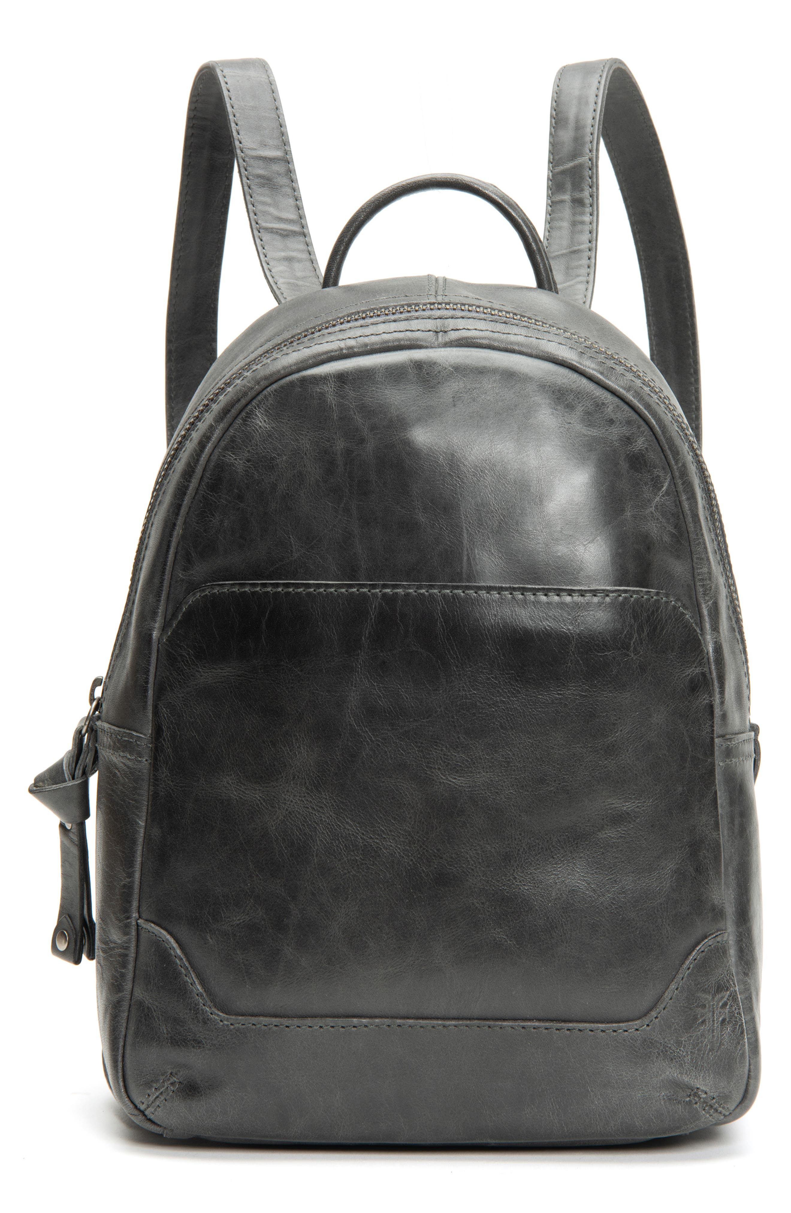Frye Medium Melissa Calfskin Leather Backpack, Main, color, 
