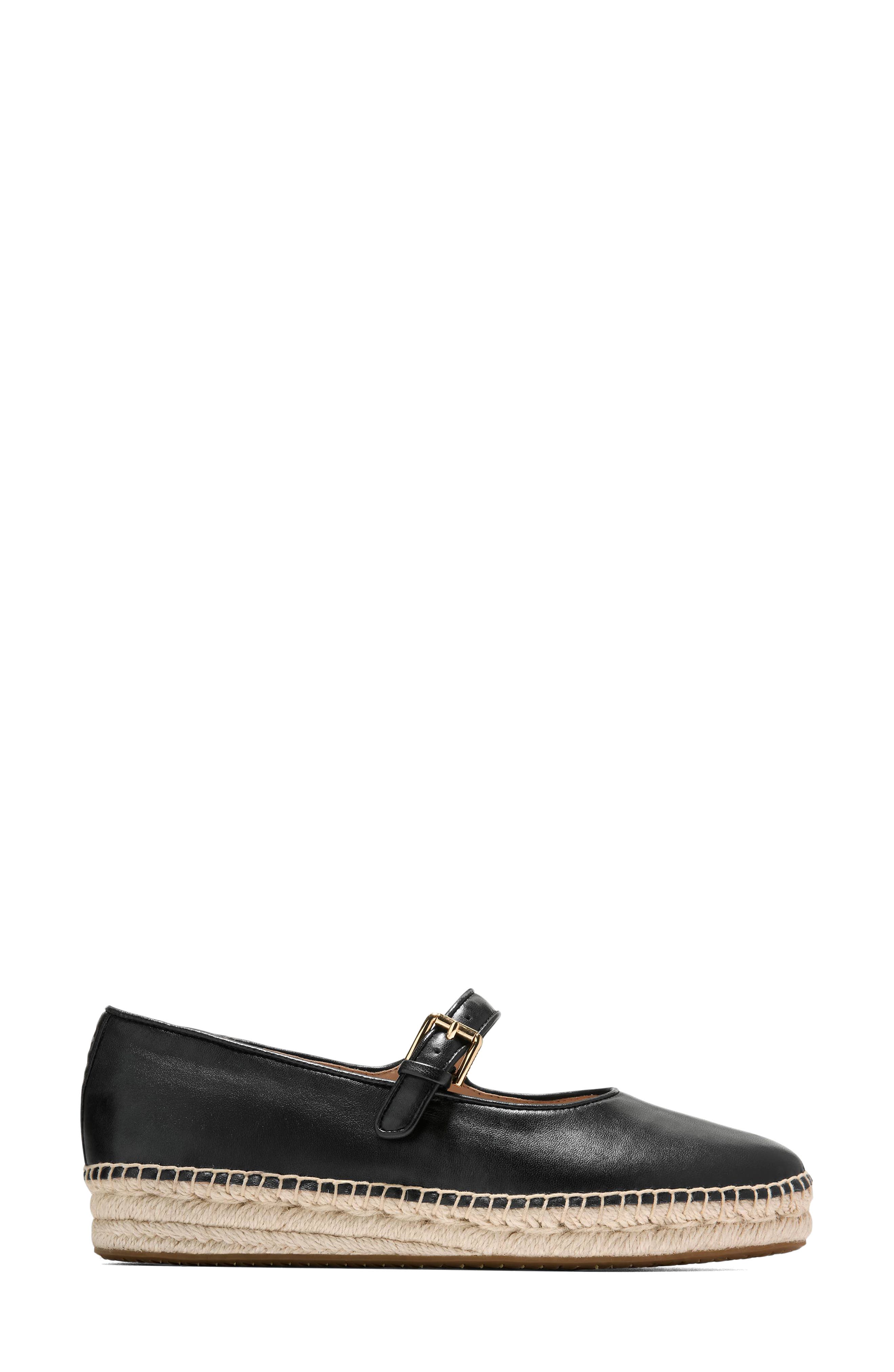 Cole Haan CloudFeel Asbury Mary Jane Flat, Alternate, color, Black Leather