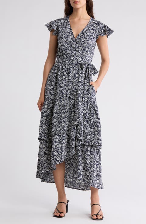 Floral Wrap Dress