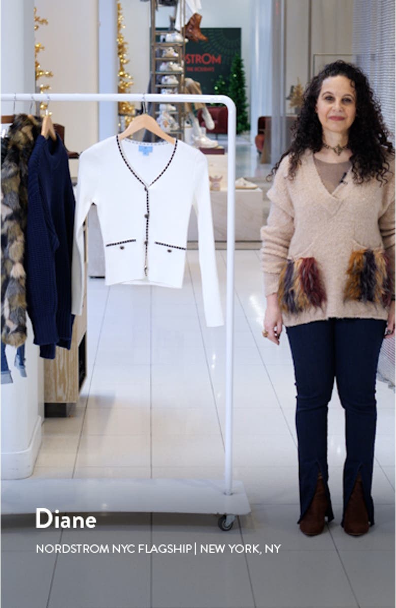 Rib Stitch Cardigan, sales video thumbnail