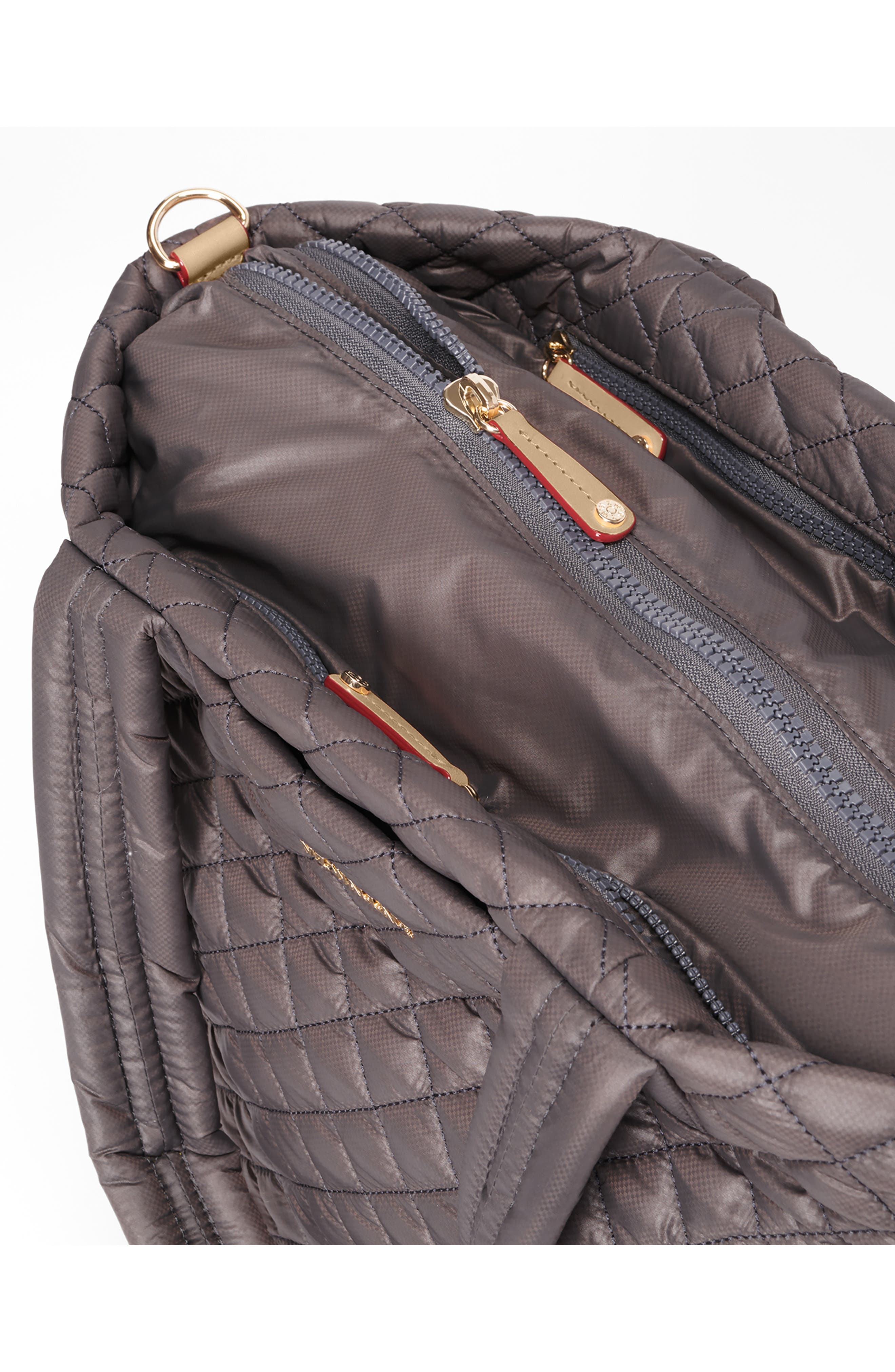 MZ Wallace Deluxe Large Metro Tote, Alternate, color, Medium Gray