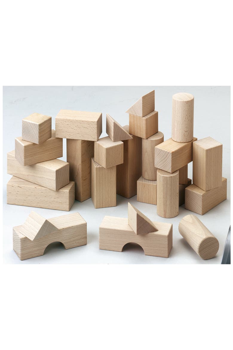 Basic Building Blocks 26 Piece Starter Set, Alternate, color, BROWN