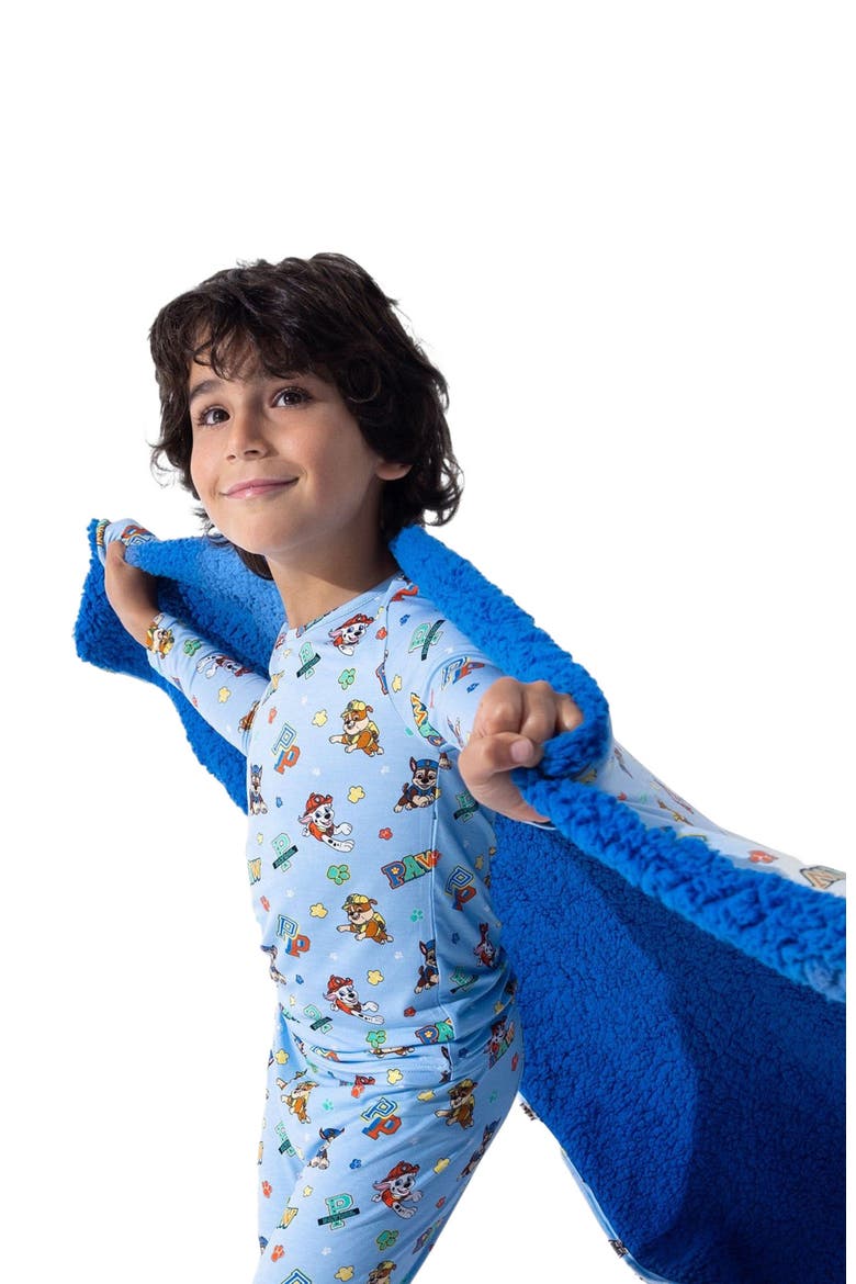 Kids' PAW Patrol Varsity Blue Set of 2 Piece Pajamas, Alternate, color, PAW Patrol: Varsity Blue
