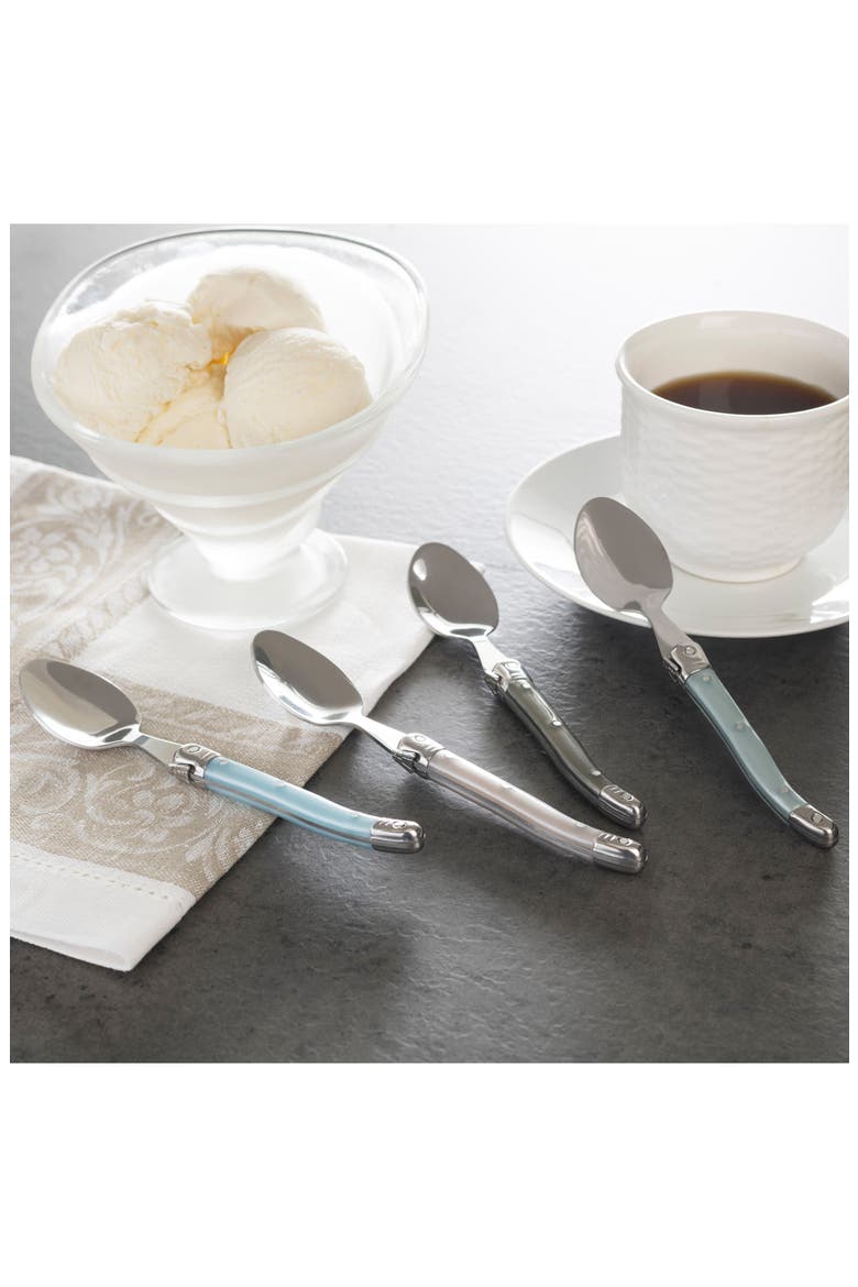 Laguiole Cocktail Utensil Set, Alternate, color, GREEN/ BABY BLUE/ SILVERY