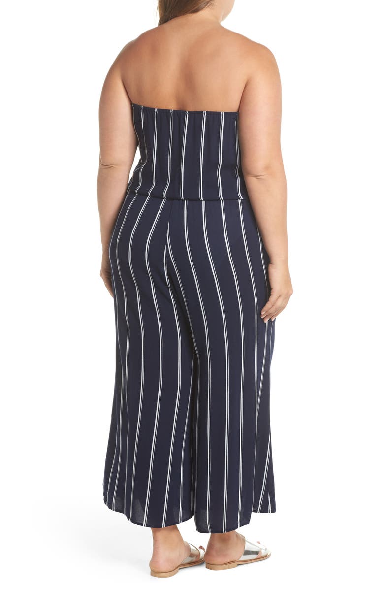 Elan Strapless Cover-Up Jumpsuit, Alternate, color, 