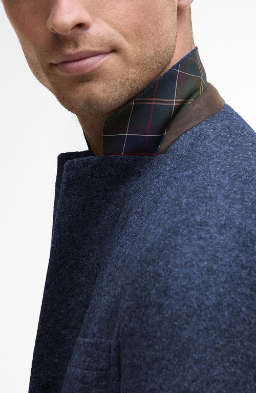 Barbour Firth Moons Wool Herringbone Sport Coat In Blue