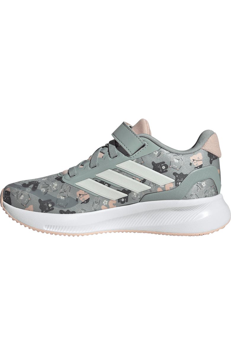 adidas Kids' Runfalcon 5 Sneaker, Alternate, color, Sage/ Off White/ Blush