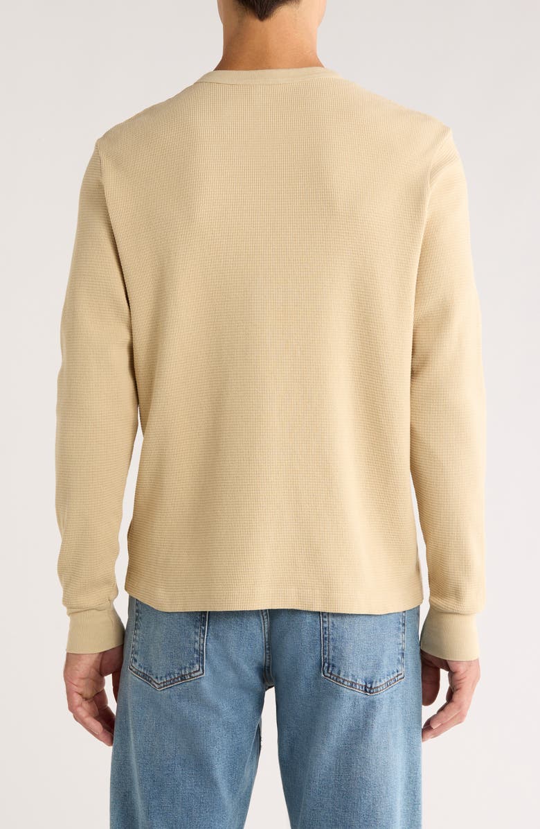925 Originals Stock Waffle Knit Henley, Alternate, color, Washed Khaki