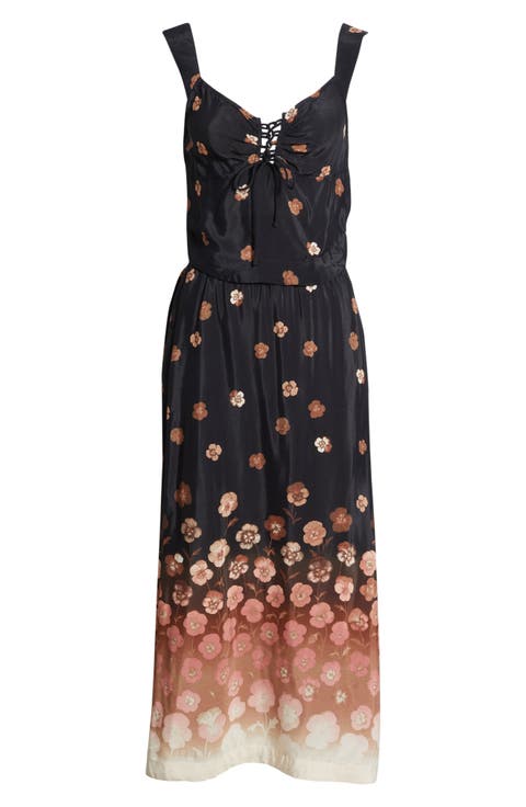 Of the Season Floral Print Tank & Maxi Skirt Set