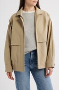 MANGO Oversize Cotton Blend Jacket