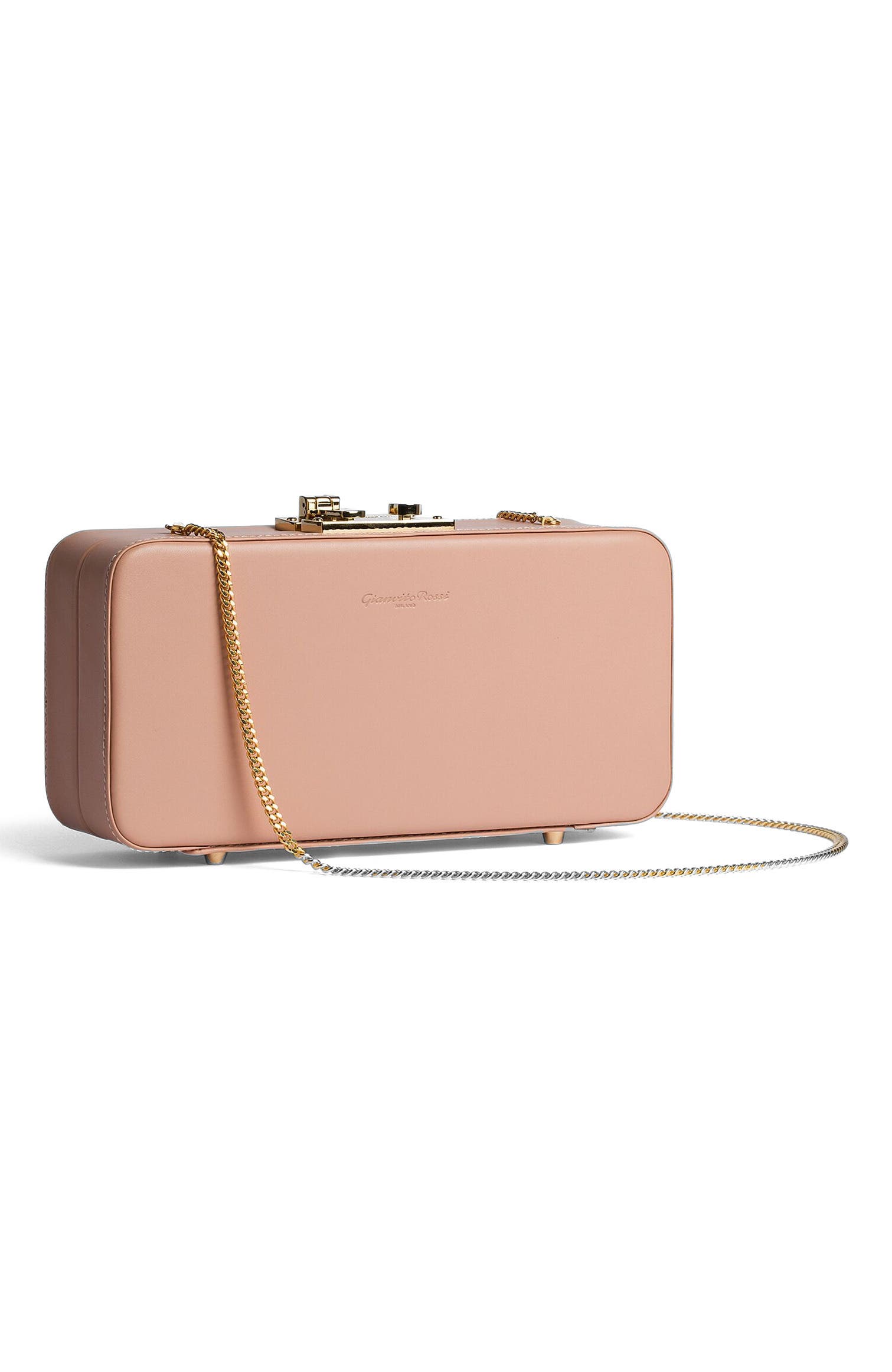 Valì Clutch, Alternate, color, Pink Leather