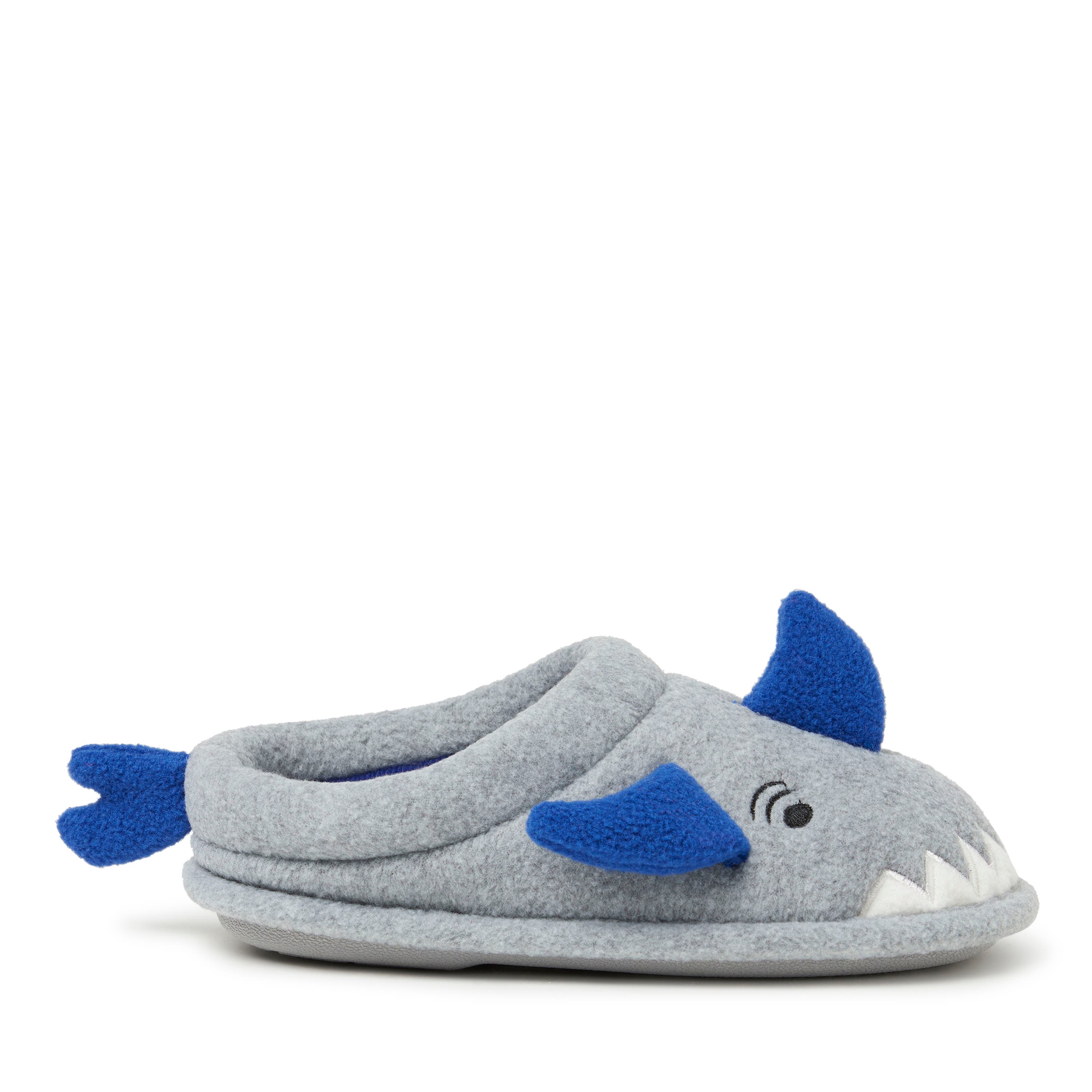DEARFOAMS Kids
 Peyton Animal Slip-On Clog Slipper, Alternate, color, Light Heather Grey