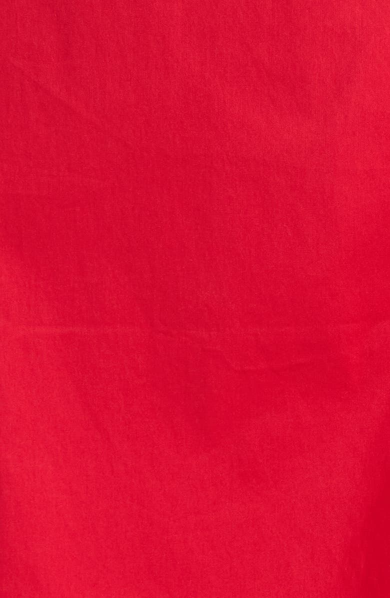 SUGARLIPS Glow Ruffle Midi Dress, Alternate, color, Red