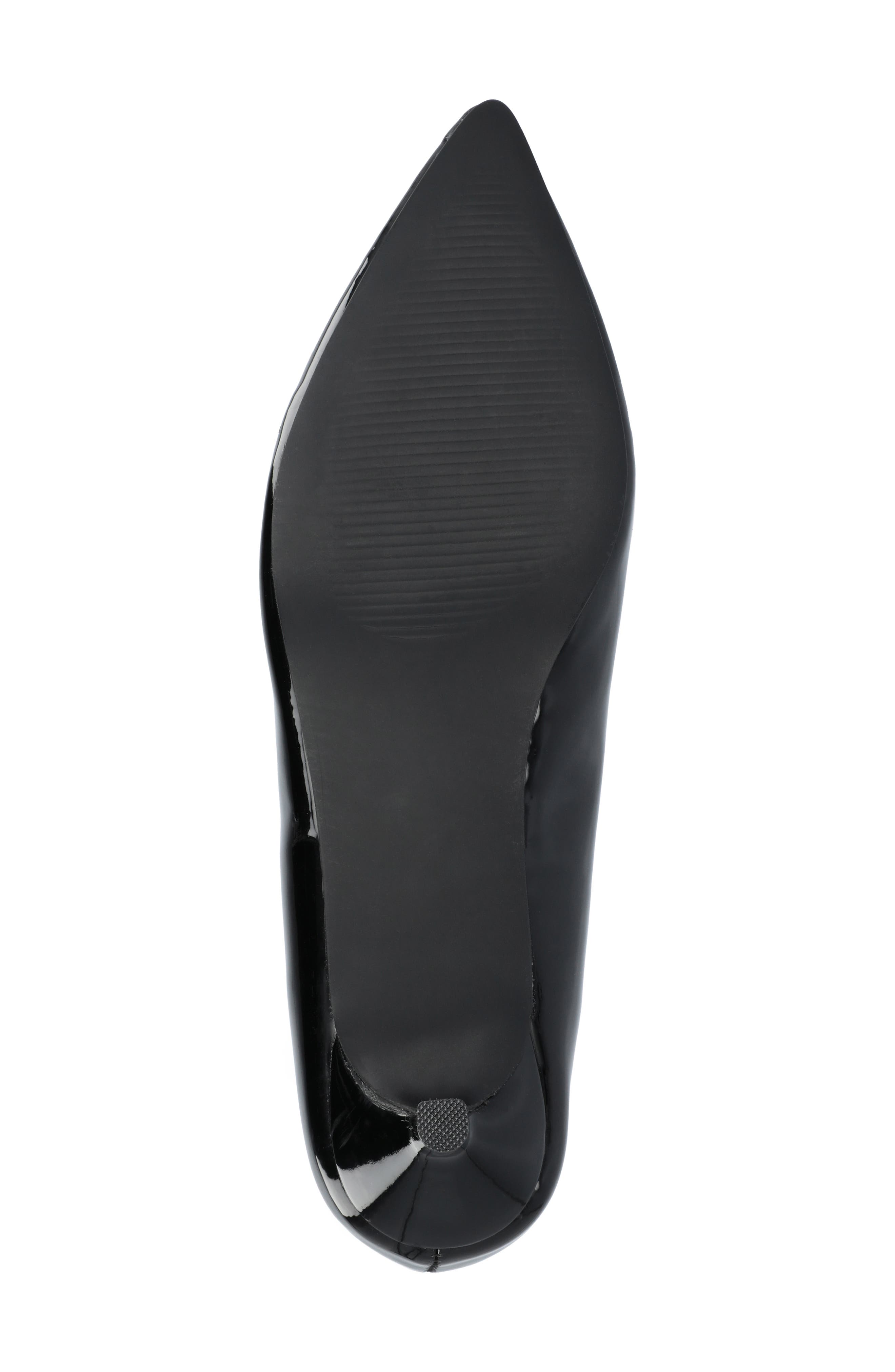 Journee Collection Rumi Metal Bit Kitten Heel Pump, Alternate, color, Black