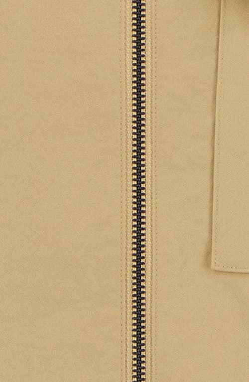 Barbour Bellman Zip-up Overshirt In Brown