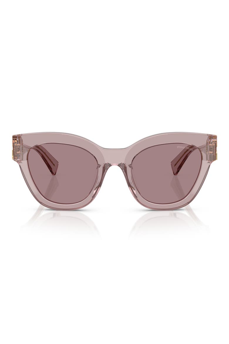 51mm Square Sunglasses, Alternate, color, BROWN