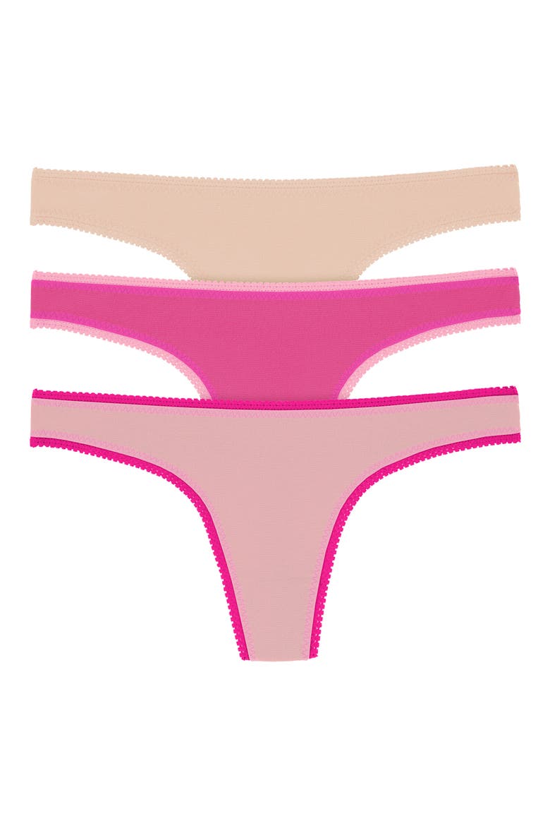 3-Pack Mesh Thongs, Main, color, DP/EB/CHP