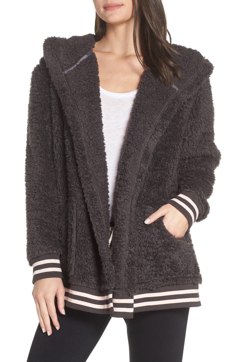 Make + Model Oh So Cozy Open Hoodie, Main, color,