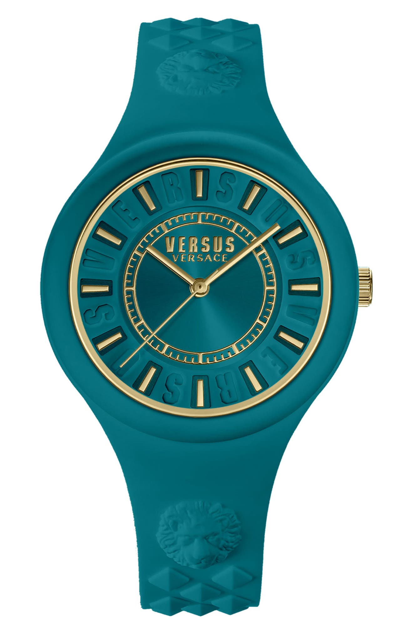 VERSUS Versace Women's Fire Island Sunray Silicone Strap Watch, 39mm