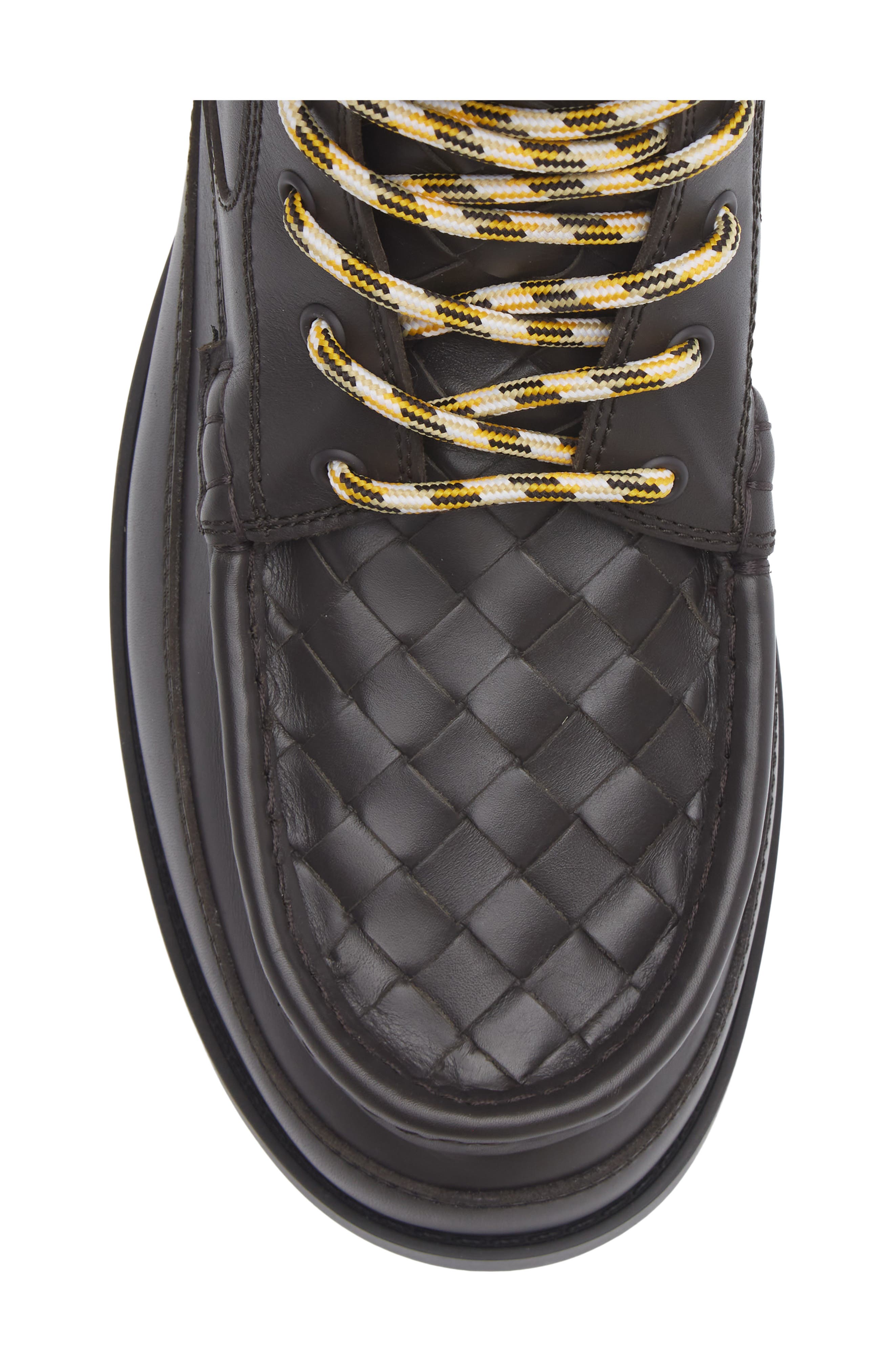 Pier Leather Combat Boot, Alternate, color, 2006 ESPRESSO