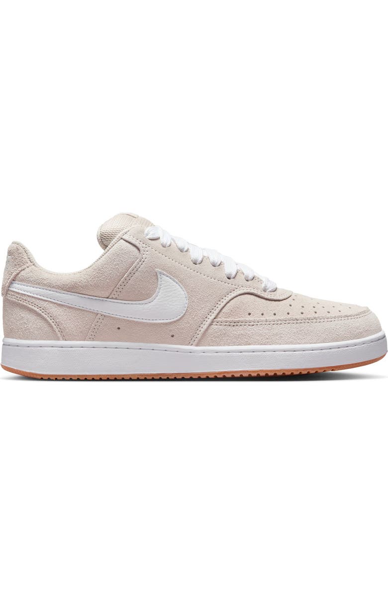Nike Court Vision Low Sneaker, Alternate, color, White/ Gum Med Brown