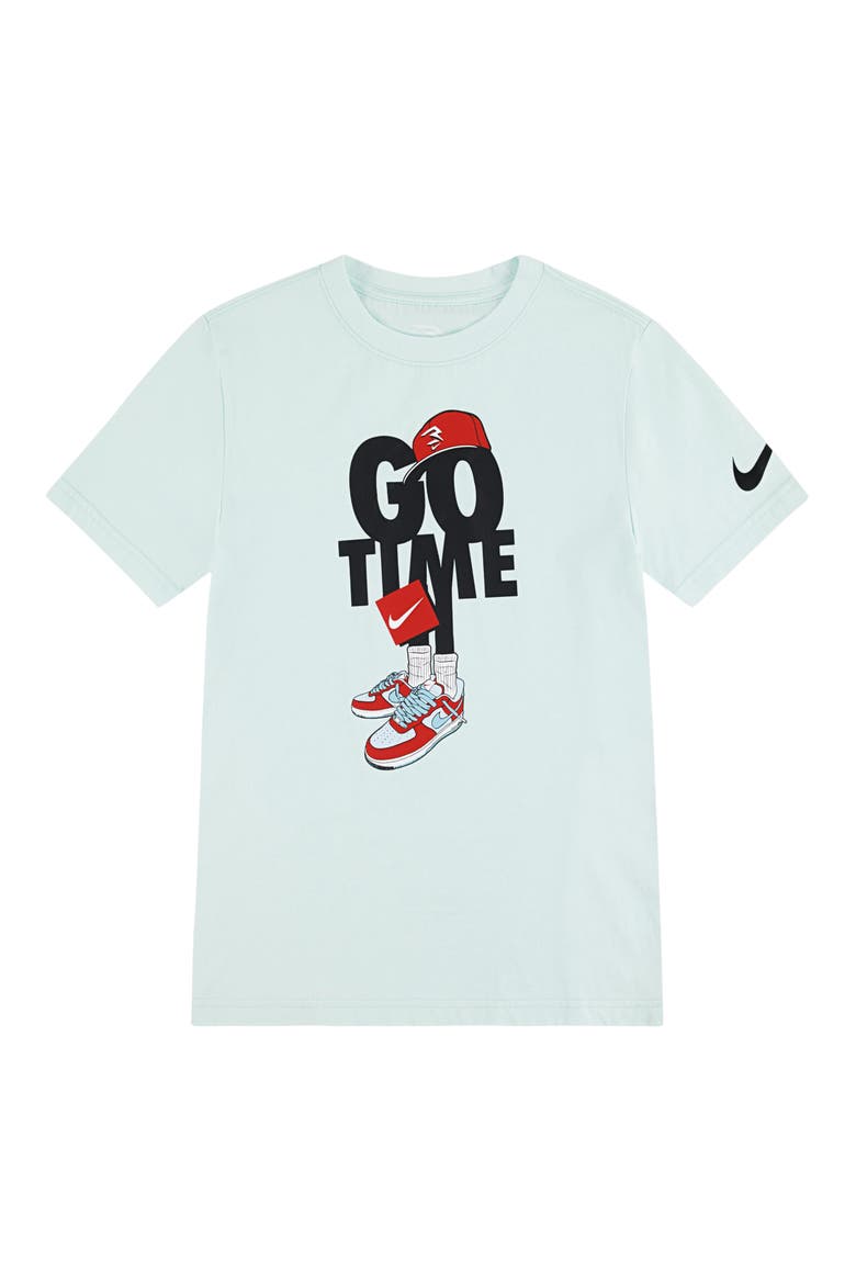 Kids' Go Time Capmando Graphic T-Shirt, Main, color, MINT FOAM