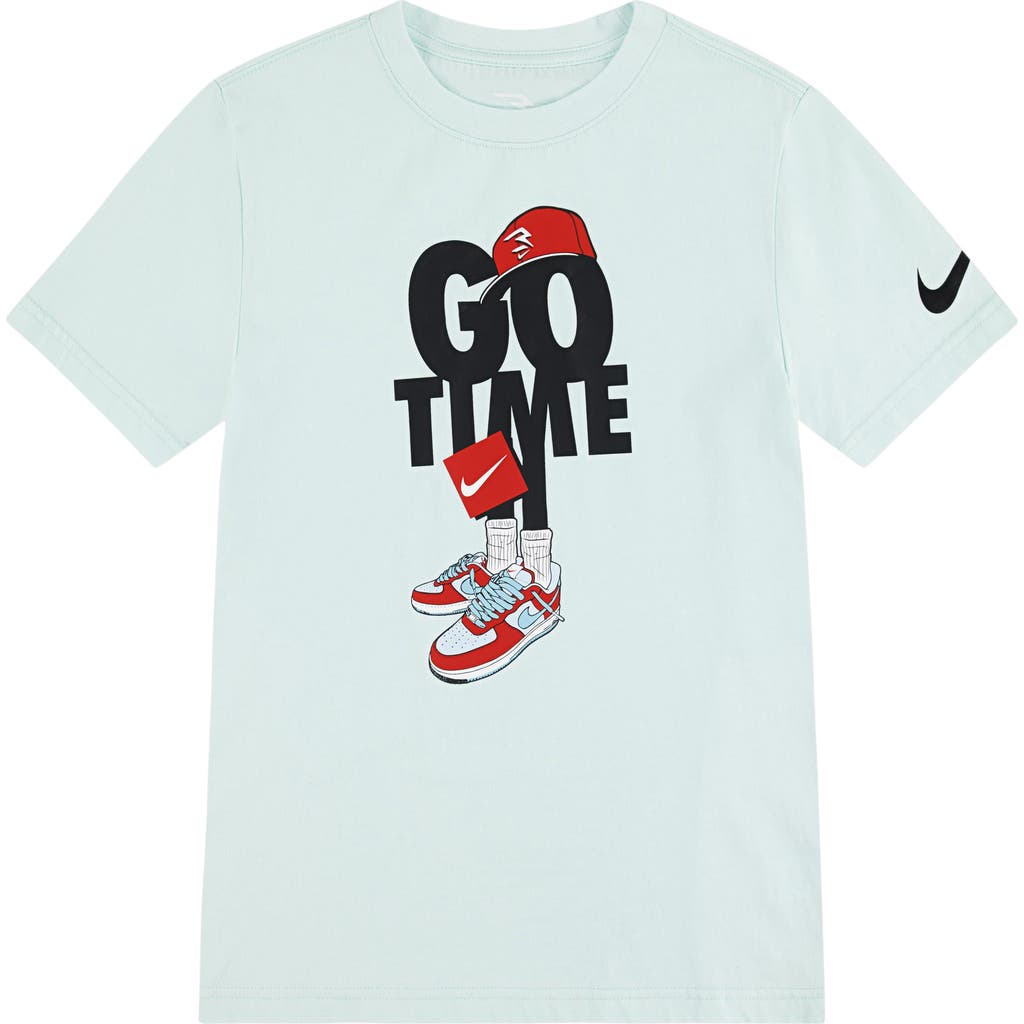 3 Brand Kids' Go Time Capmando Graphic T-shirt In Mint Foam