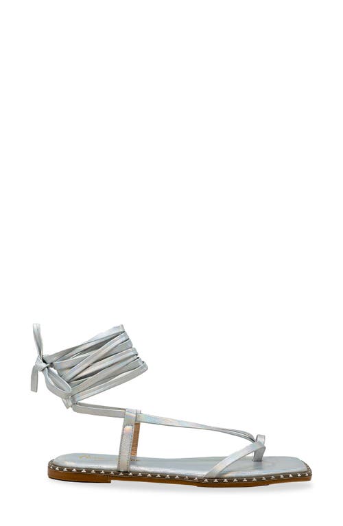 Chase & Chloe Chase And Chloe Studded Ankle Wrap Sandal