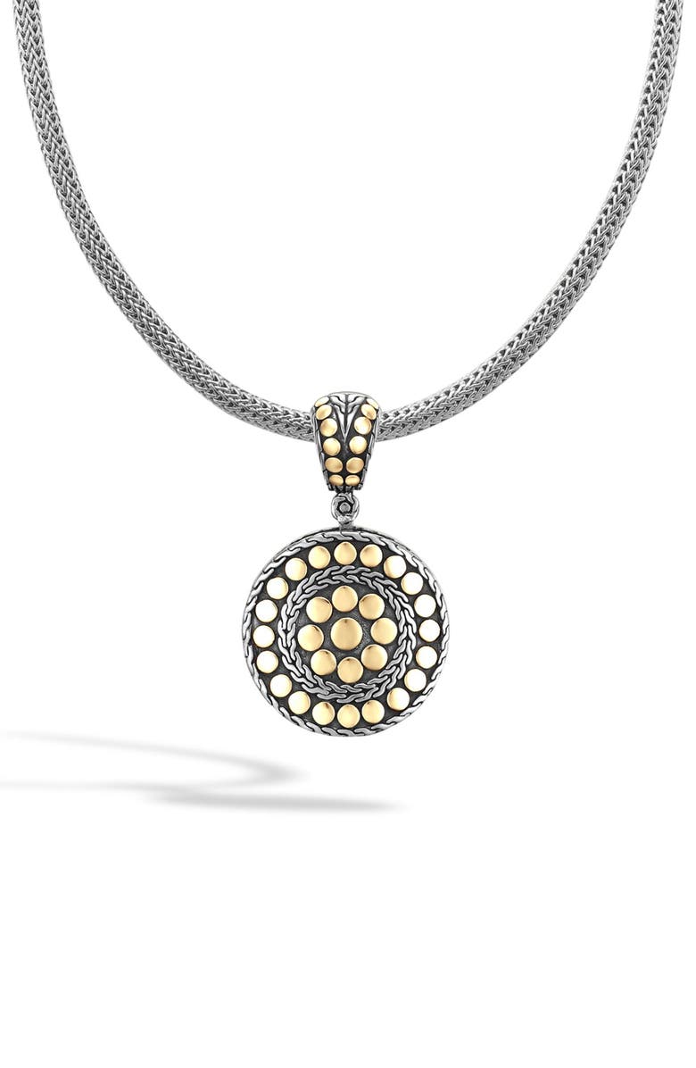 John Hardy 'Dot' Round Pendant, Alternate, color,