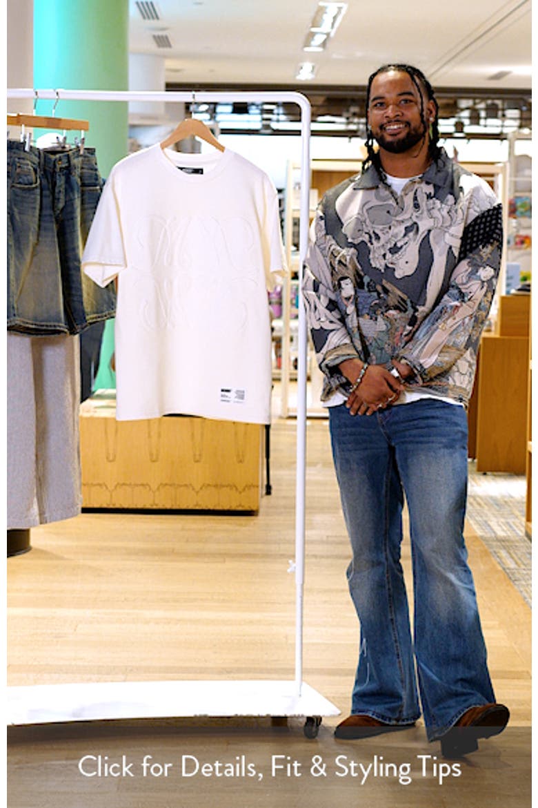 Monogram Embossed Cotton Graphic T-Shirt video