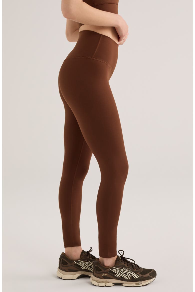 FreeSoft™ High Rise 25-Inch Leggings, Alternate, color, DARK WALNUT