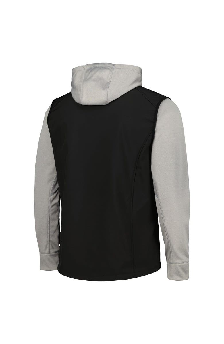 DUNBROOKE Men's Dunbrooke Black/Heather Gray Pittsburgh Pirates Alpha Full-Zip Jacket, Alternate, color, Black