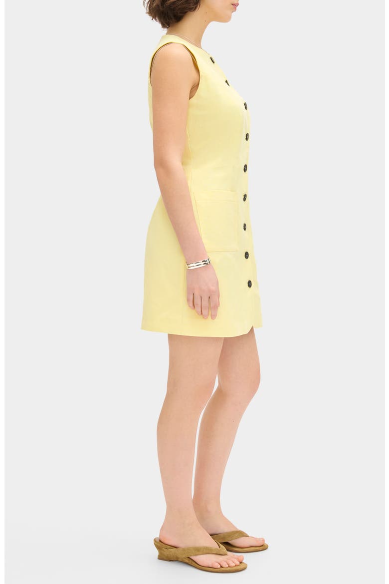 Leah Sleeveless Sheath, Alternate, color, BUTTER YELLOW