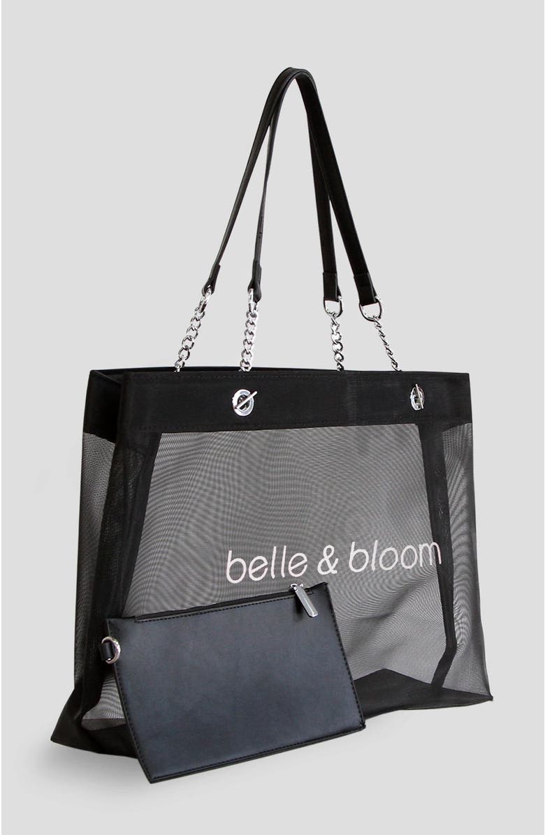 Belle & Bloom Wild Lover Tote Bag, Alternate, color, Black/White