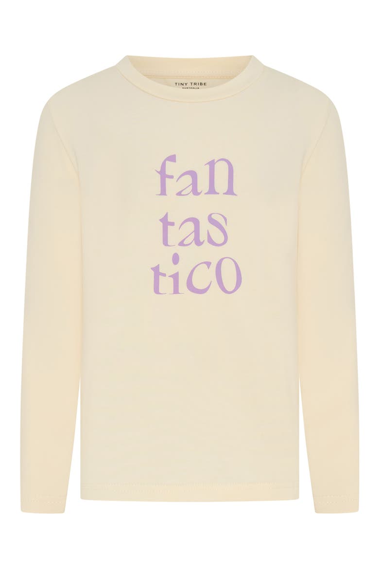 Kids' Fantastico Cotton Blend Graphic T-Shirt, Main, color, CREAM