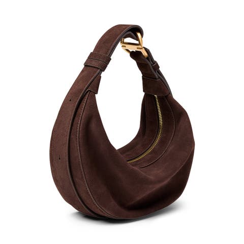 Juliette Suede Luna Bag