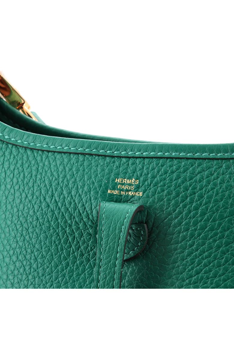 Pre-Owned Hermes Evelyne Bag Gen III Clemence TPM, Alternate, color, Vert Vertigo