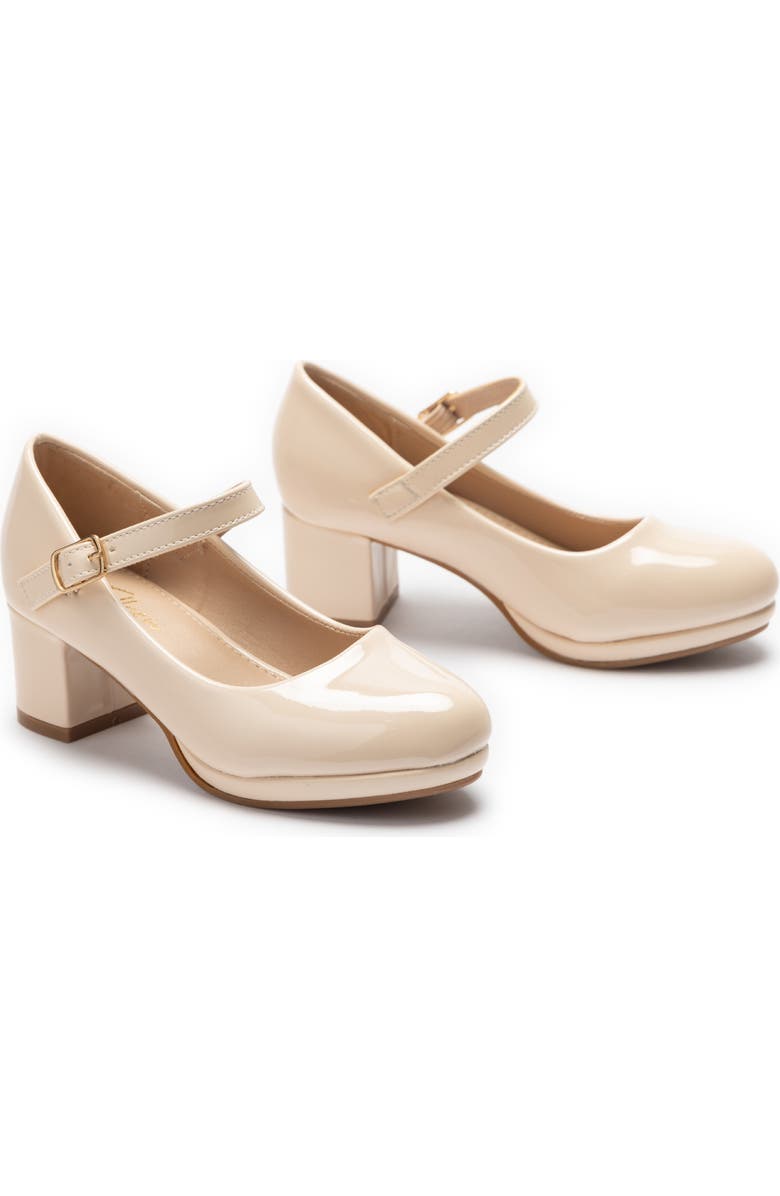 Tulleen Aurelia Mary Jane Shoes, Alternate, color, Beige